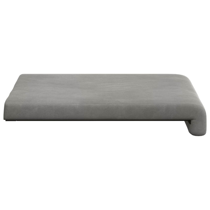 Perna pentru bancă 4 buc. Catifea Gri deschis Adâncime 35 cm WALTI