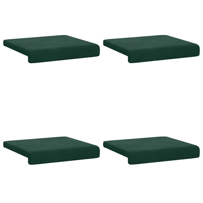 Perna pentru bancă 4 buc. Catifea Verde închis Adâncime 35 cm WALTI