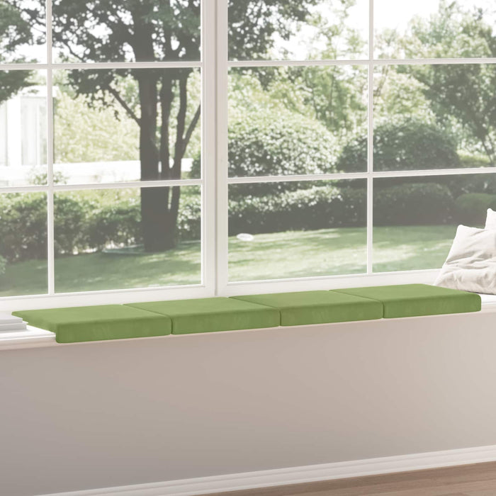 Perna pentru bancă 4 buc. Catifea Verde deschis Adâncime 35 cm WALTI