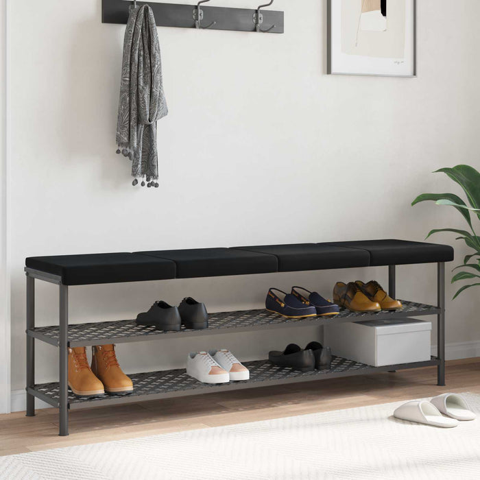 Perna pentru bancă 4 buc. Catifea Negru Adâncime 35 cm WALTI