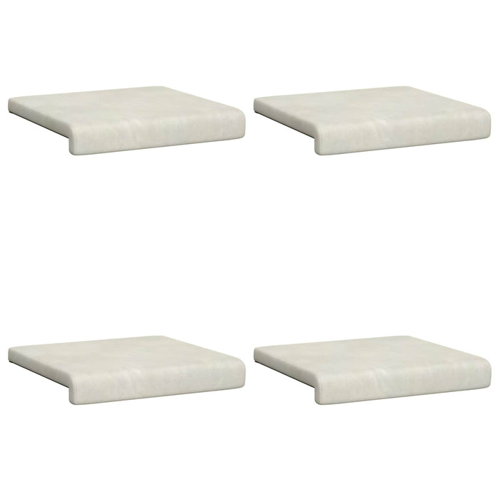 Perna pentru bancă 4 buc. Catifea Crem Adâncime 35 cm WALTI