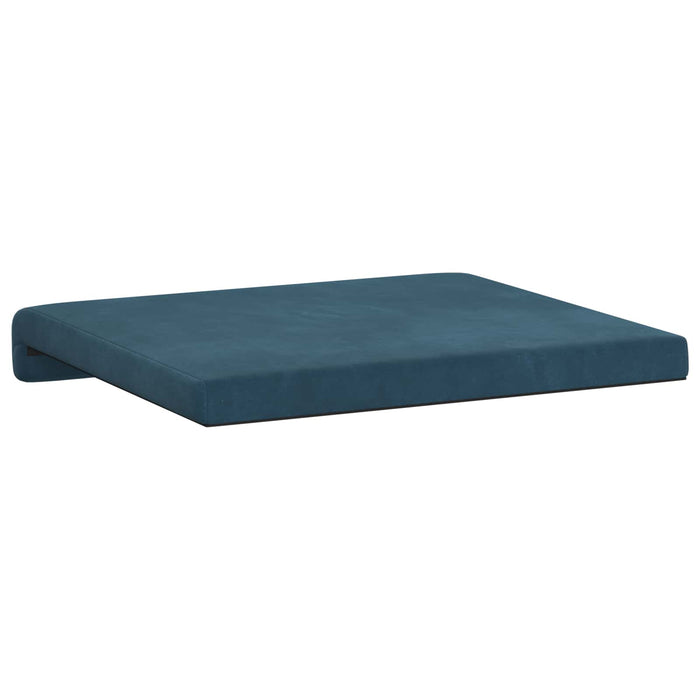 Perna pentru bancă 4 buc. Catifea albastru Adâncime 35 cm WALTI