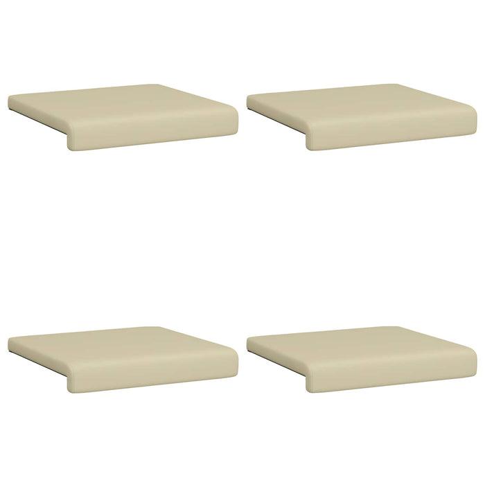 Perna pentru bancă 4 buc. Piele artificială Crem Adâncime 35 cm WALTI