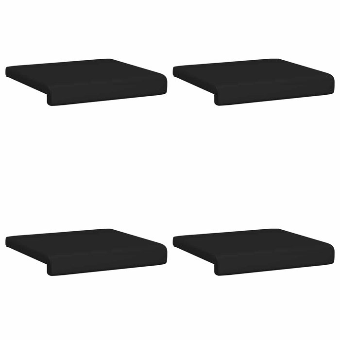 Perna pentru bancă 4 buc. Piele artificială Negru WALTI