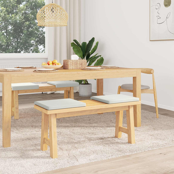 Perna pentru bancă 4 buc. Piele artificială Alb Adâncime 35 cm WALTI