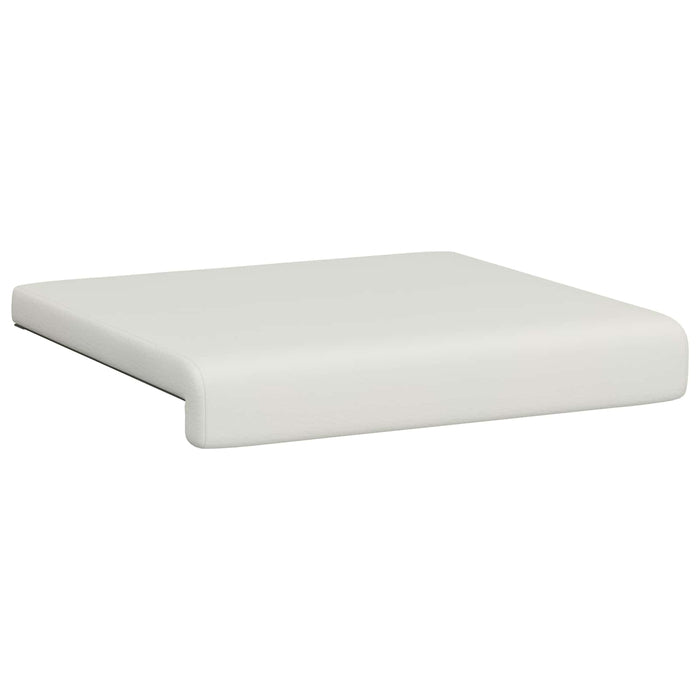 Perna pentru bancă 4 buc. Piele artificială Alb Adâncime 35 cm WALTI