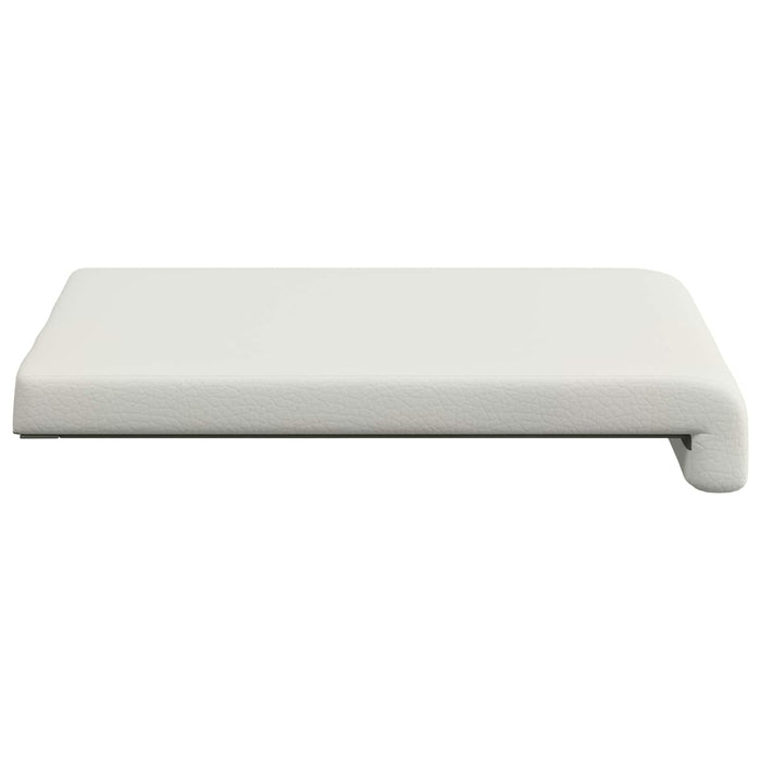 Perna pentru bancă 4 buc. Piele artificială Alb Adâncime 35 cm WALTI