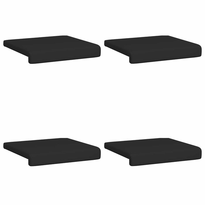 Perna pentru bancă 4 pcs Piele artificială Negru Adâncime 35 cm WALTI
