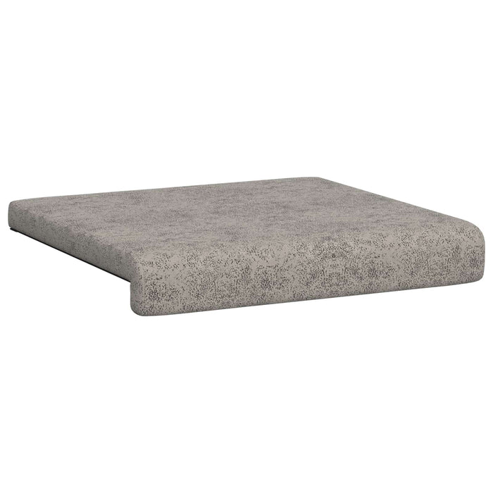 Perna pentru bancă 4 pcs Material din microfibră Gri deschis WALTI