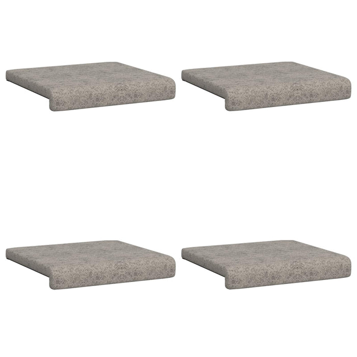 Perna pentru bancă 4 pcs Material din microfibră Gri deschis WALTI