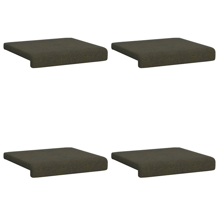 Perna pentru bancă 4 buc. Material din microfibră Verde Army WALTI