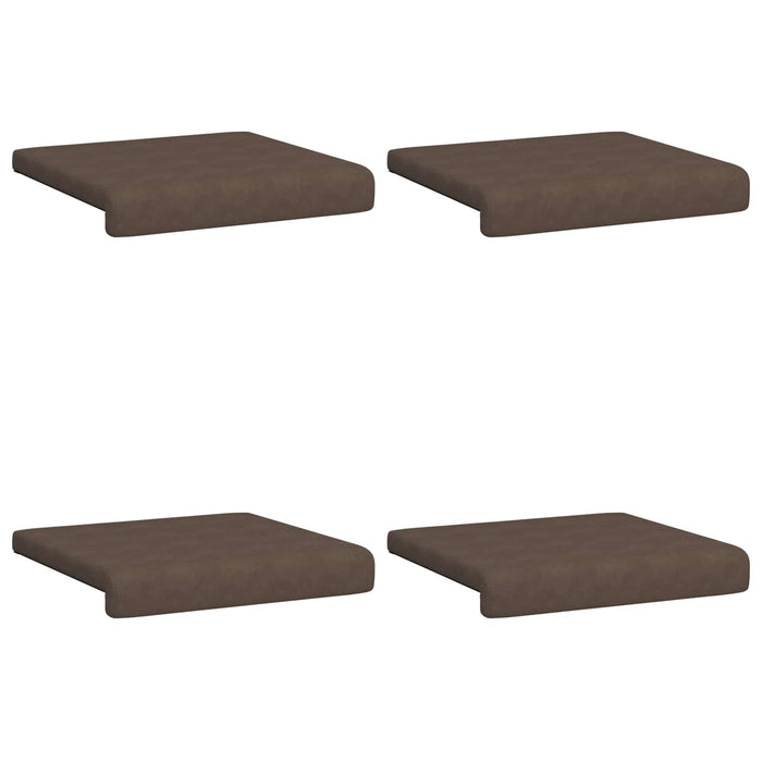 Perna pentru bancă 4 buc. Microfibră Maro Adâncime 35 cm WALTI