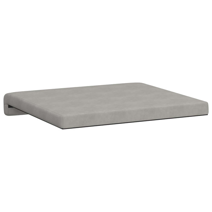 Perna pentru bancă 4 pcs Microfibră Gri deschis Adâncime 35 cm WALTI