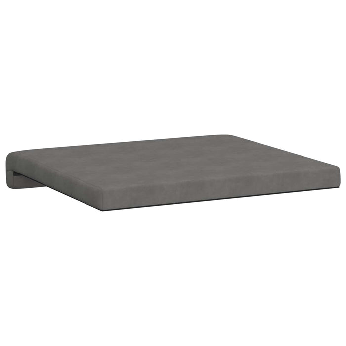 Perna pentru bancă 4 buc. Microfibră Gri închis Adâncime 35 cm WALTI