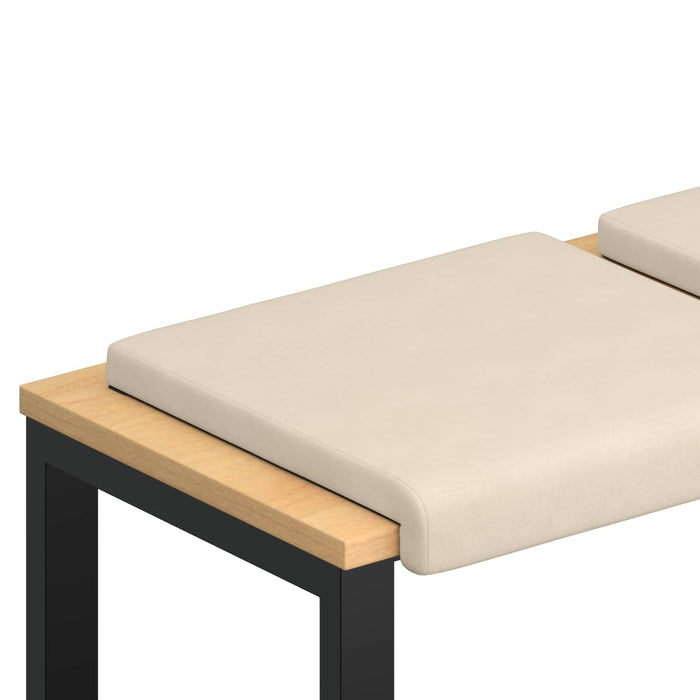 Perna pentru bancă 4 pcs Microfibră Bej Adâncime 35 cm WALTI