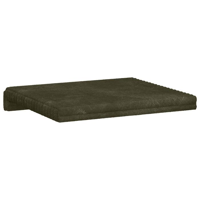 Perna pentru bancă 4 buc. Catifea pufoasă Verde Adâncime 35 cm WALTI