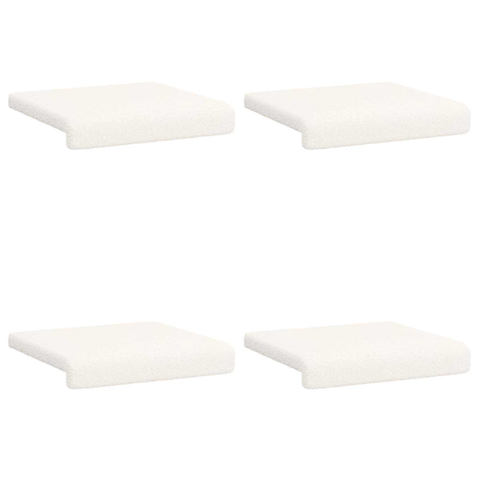 Perna pentru bancă 4 buc. Țesătura Sherpa Crem Adâncime 35 cm WALTI