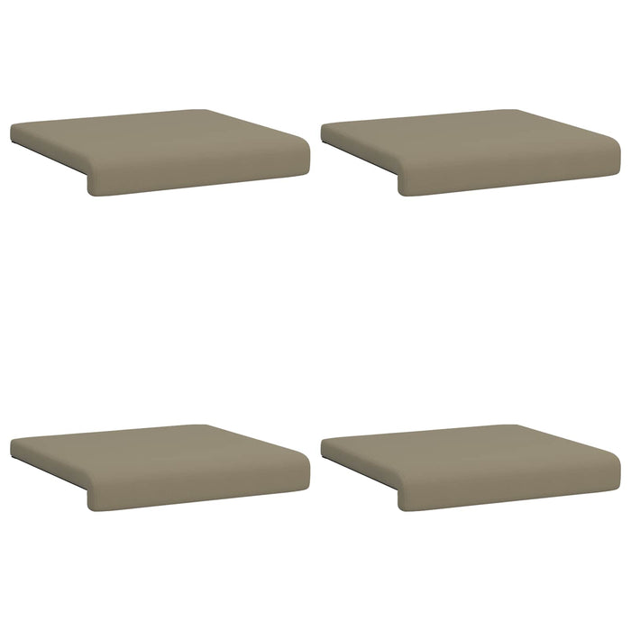Perna pentru bancă 4 pcs Catifea Texturată Kaki Adâncime 35 cm WALTI