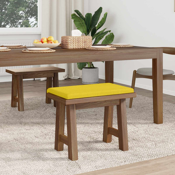 Perna pentru bancă Țesătură Galben Deschis Adâncime 35 cm WALTI