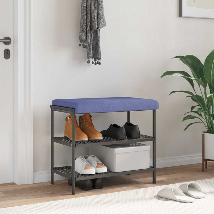 Perna pentru bancă Țesătură Albastru Jeans Adâncime 35 cm WALTI