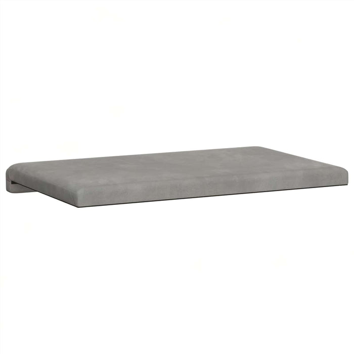 Perna pentru bancă Catifea Gri deschis Adâncime 35 cm WALTI