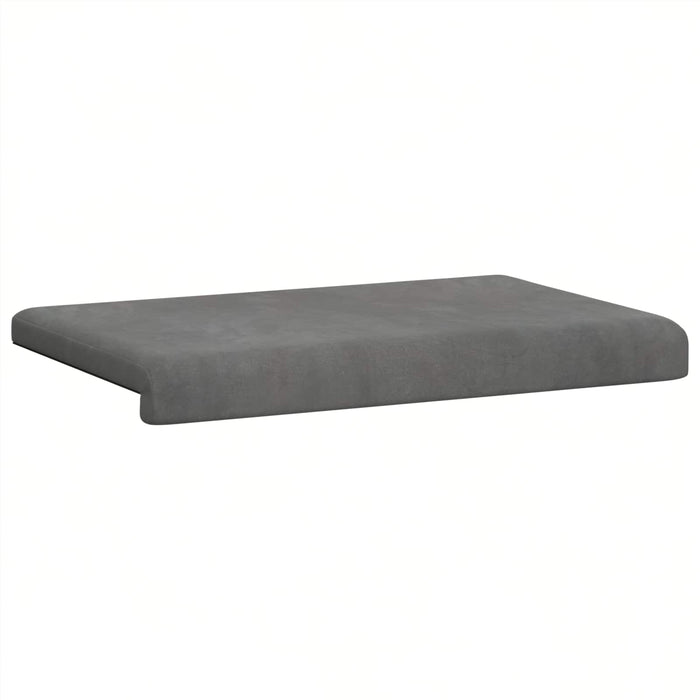 Perna pentru bancă Catifea Gri închis Adâncime 35 cm WALTI