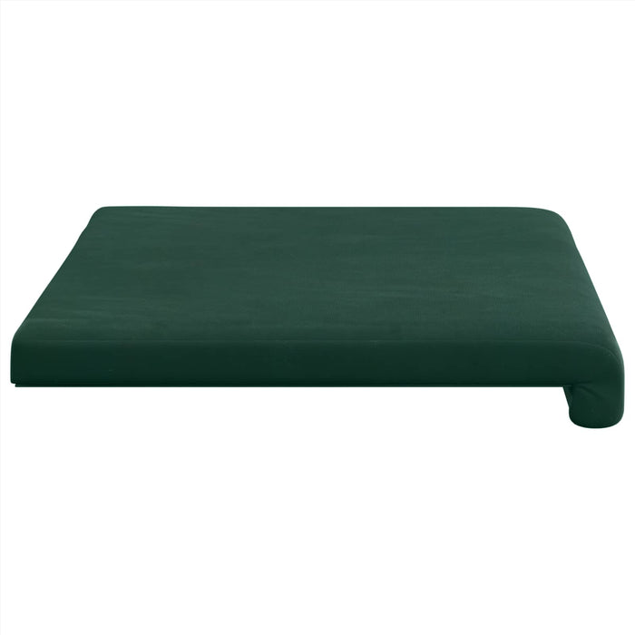 Perna pentru bancă Catifea Verde închis Adâncime 35 cm WALTI