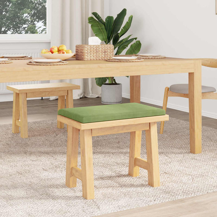 Perna pentru bancă Catifea Verde deschis Adâncime 35 cm WALTI