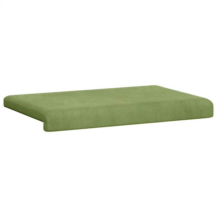 Perna pentru bancă Catifea Verde deschis Adâncime 35 cm WALTI