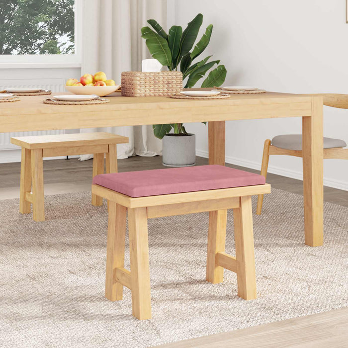 Perna pentru bancă Catifea Roz Adâncime 35 cm WALTI