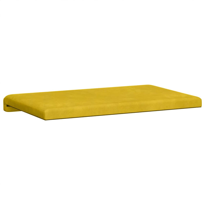 Perna pentru bancă Catifea Galben Adâncime 35 cm WALTI