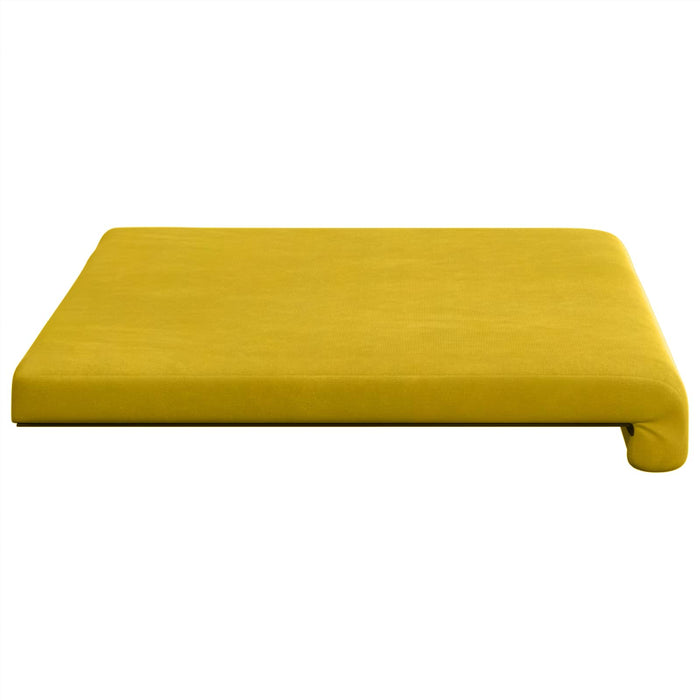 Perna pentru bancă Catifea Galben Adâncime 35 cm WALTI