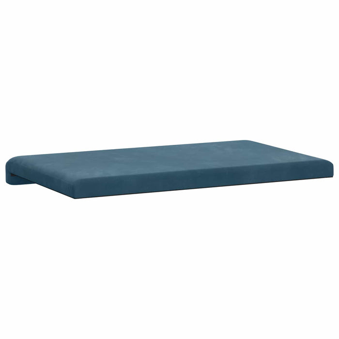 Perna pentru bancă Catifea albastru Adâncime 35 cm WALTI