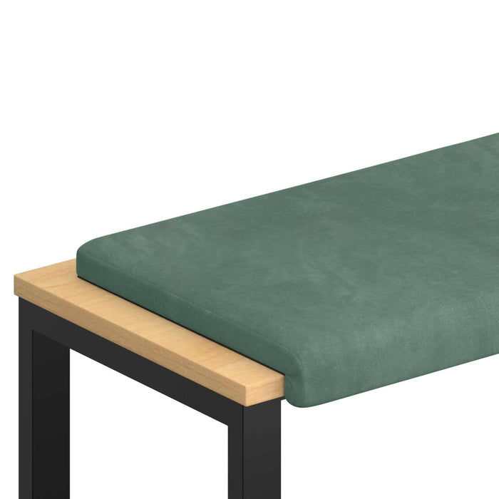 Perna pentru bancă Catifea Verde Mării Adâncime 35 cm WALTI