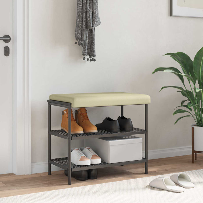 Perna pentru bancă Piele artificială Crem Adâncime 35 cm WALTI