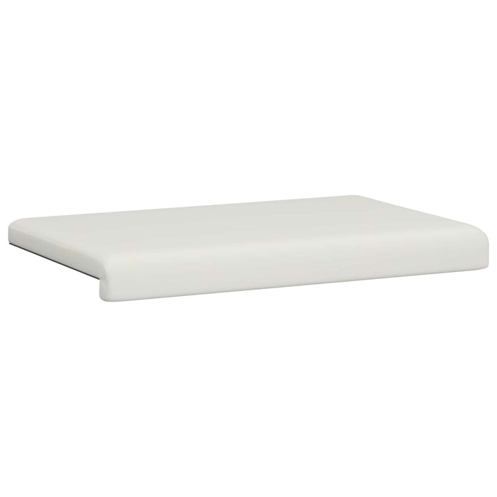 Perna pentru bancă Piele artificială Alb Adâncime 35 cm WALTI