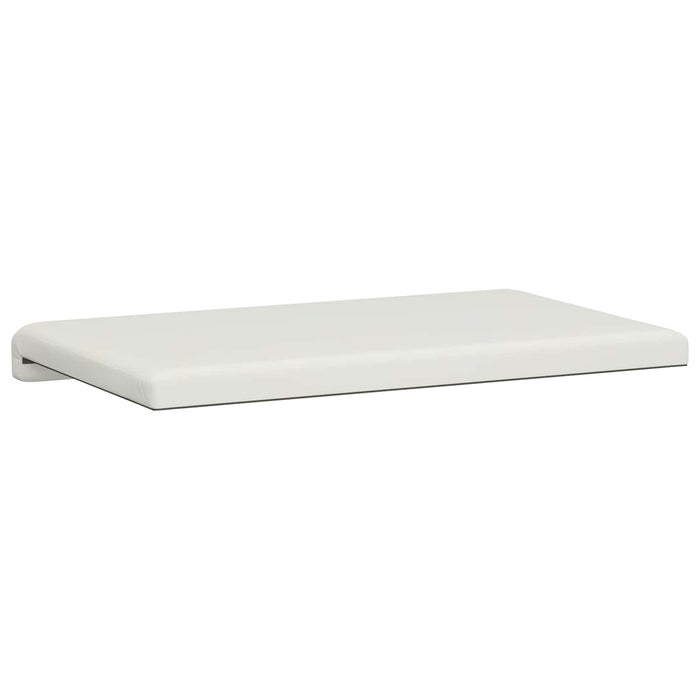 Perna pentru bancă Piele artificială Alb Adâncime 35 cm WALTI