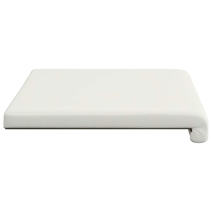Perna pentru bancă Piele artificială Alb Adâncime 35 cm WALTI