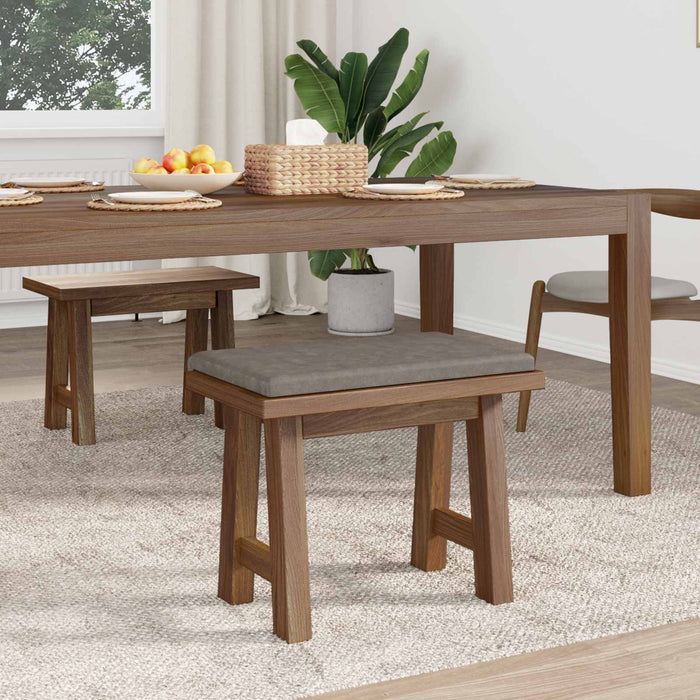 Perna pentru bancă Piele artificială Gri Adâncime 35 cm WALTI