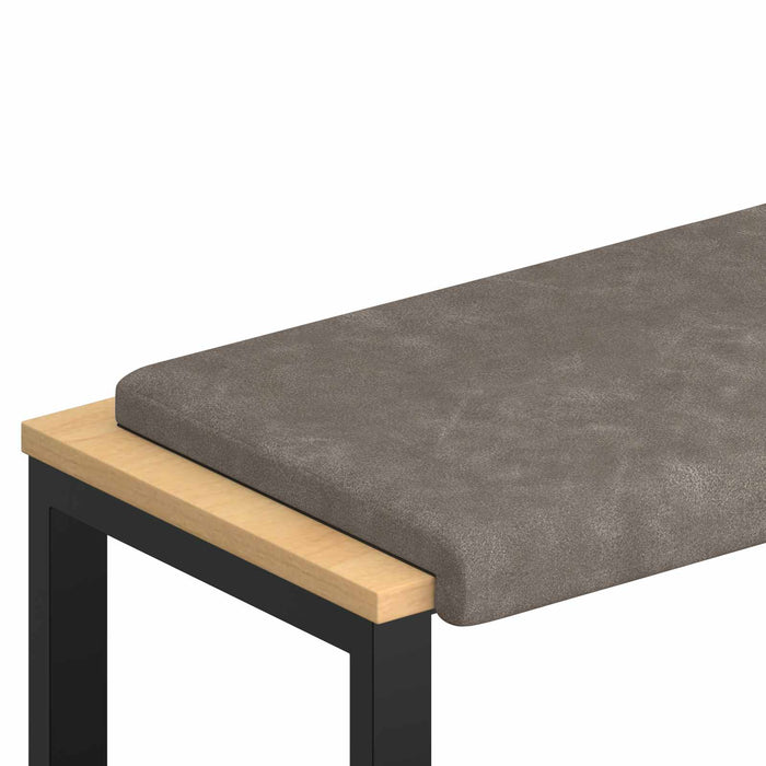 Perna pentru bancă Piele artificială Gri Adâncime 35 cm WALTI