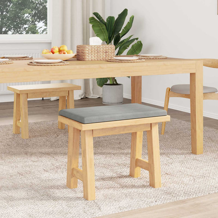 Perna pentru bancă Microfibră Gri deschis Adâncime 35 cm WALTI