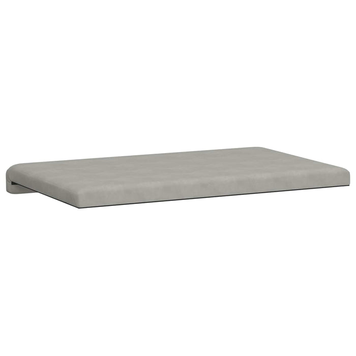Perna pentru bancă Microfibră Gri deschis Adâncime 35 cm WALTI