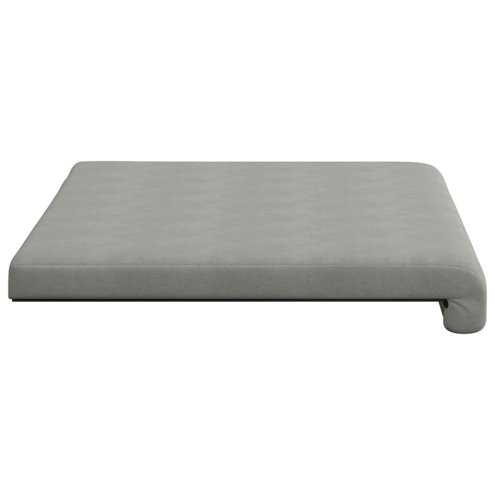 Perna pentru bancă Microfibră Gri deschis Adâncime 35 cm WALTI