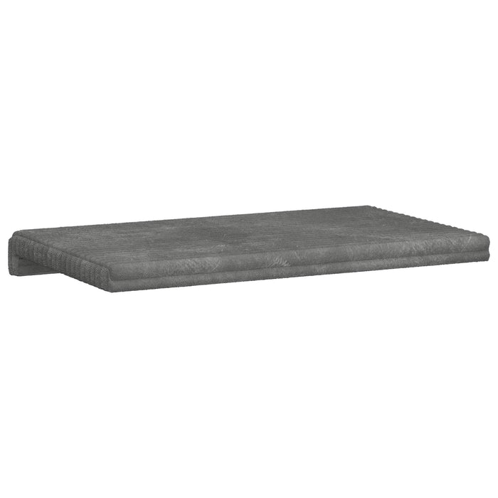 Perna pentru bancă Catifea pufoasă Gri deschis Adâncime 35 cm WALTI