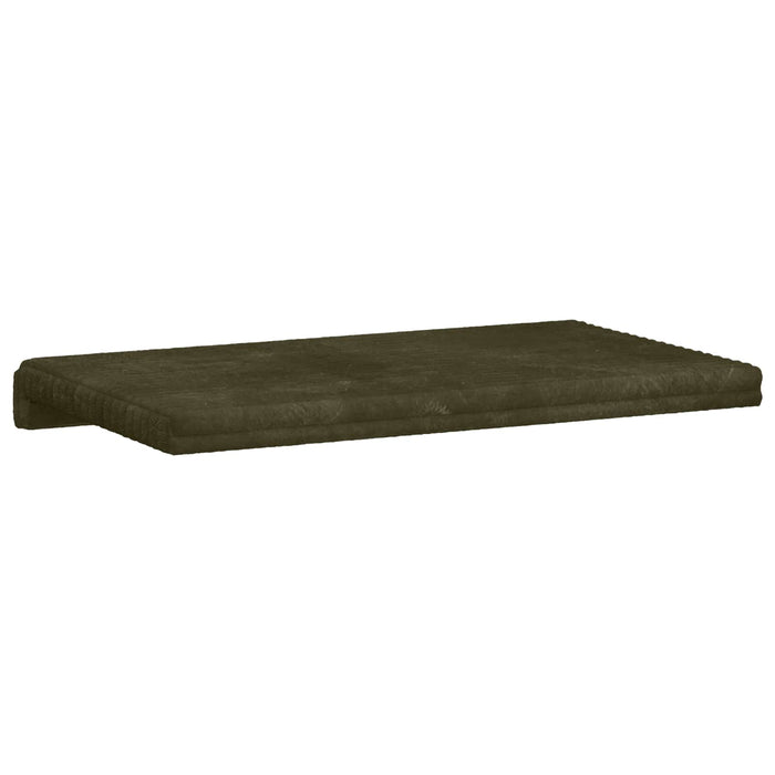 Perna pentru bancă Catifea pufoasă Verde Adâncime 35 cm WALTI