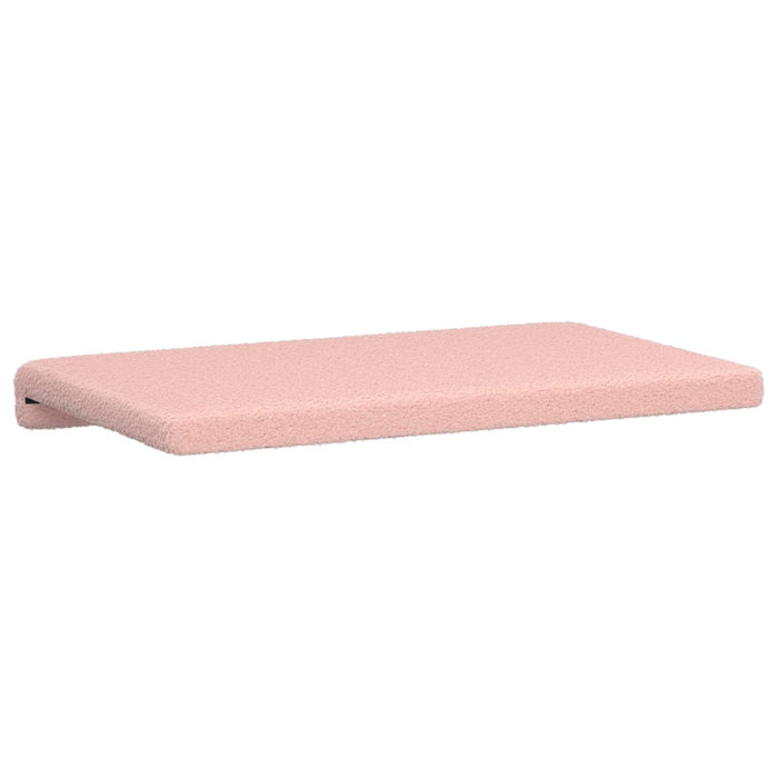 Perna pentru bancă Țesătura Sherpa Roz Adâncime 35 cm WALTI