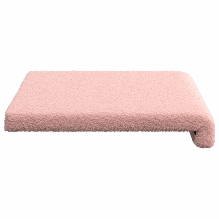 Perna pentru bancă Țesătura Sherpa Roz Adâncime 35 cm WALTI