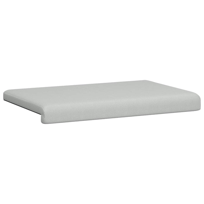 Perna pentru bancă Catifea Texturată Gri deschis Adâncime 35 cm WALTI
