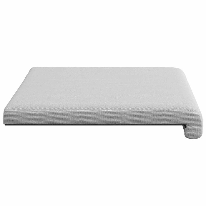 Perna pentru bancă Catifea Texturată Gri deschis Adâncime 35 cm WALTI