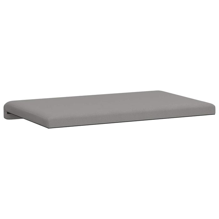 Perna pentru bancă Catifea Texturată Gri închis Adâncime 35 cm WALTI